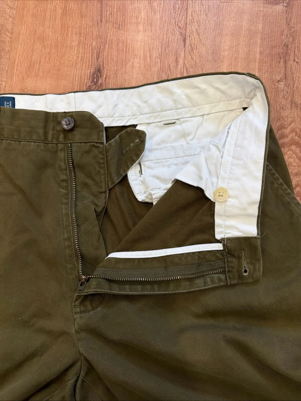 Polo Ralph Lauren Prospect Pant Mens 35x32 Olive Green Classic Chino Straight